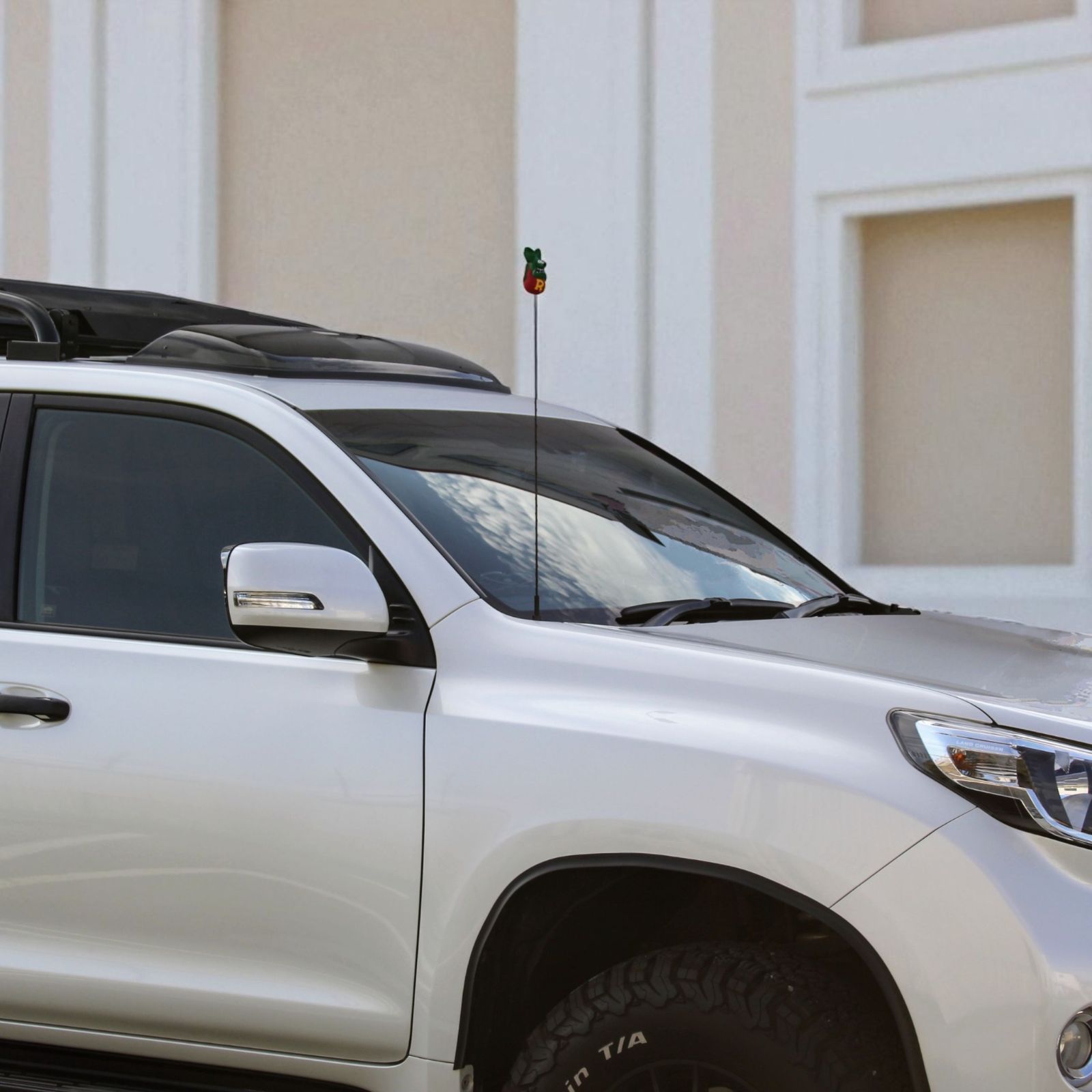 【専用になります】150プラド　USアンテナ　USDM　純正交換パネル付き‼️ TOYOTA Aタイプ 「防眩ブルーミラーレンズ」US刻印入り | ジョリー