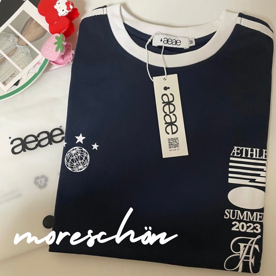 aeae 】ITZY yeji 着用 :) ATHLETE STRIPE L/S エーイーエーイー
