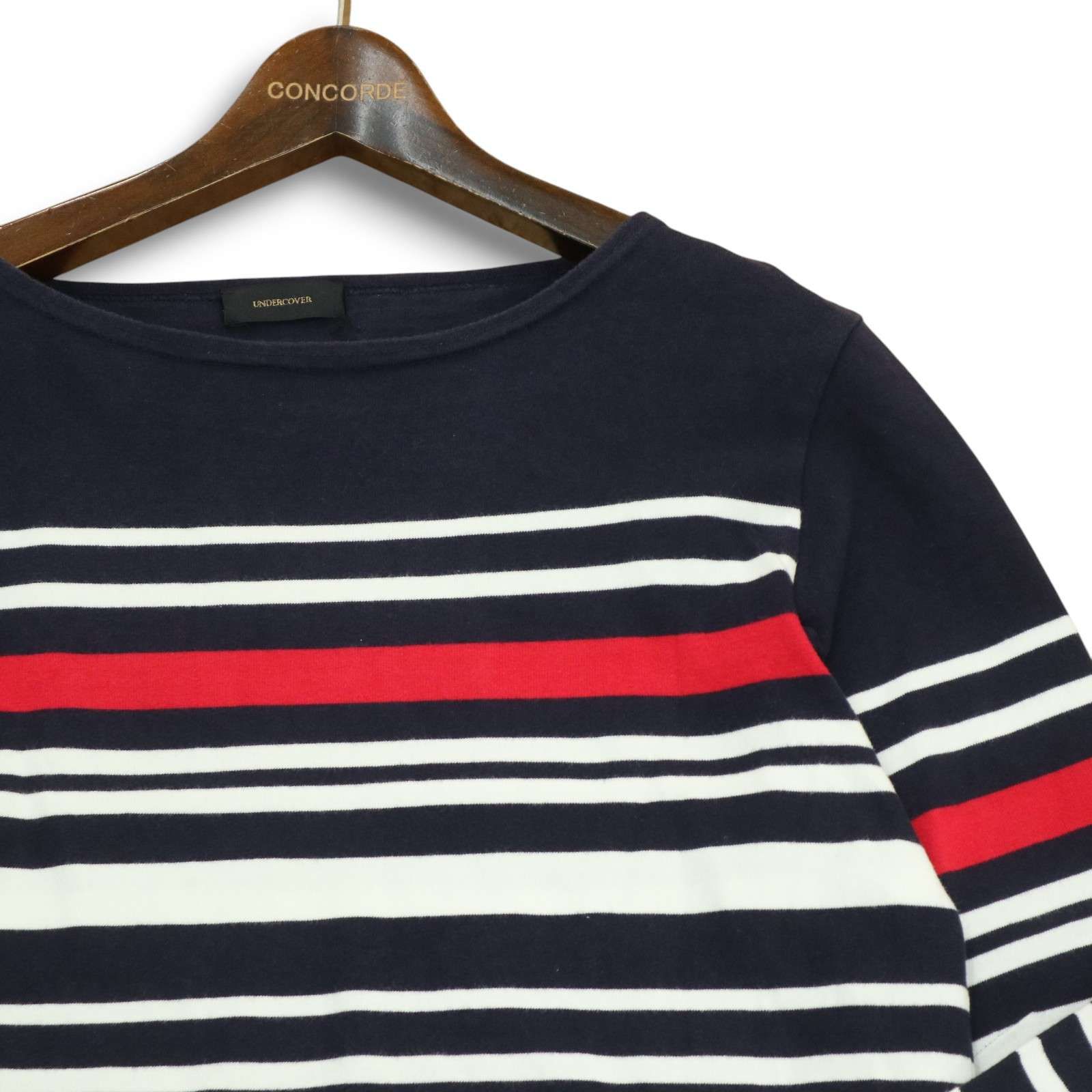 アンダーカバー　七分袖ボーダーポロシャツ UNDERCOVER アンダーカバー 7分袖 ボーダー ポロシャツ アーカイブ