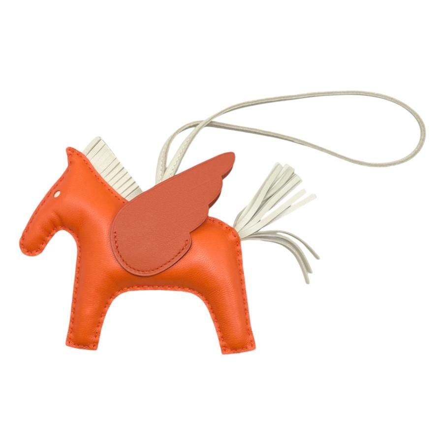 新品HERMES ロデオペガサスPM オレンジポピークレテールバテュー