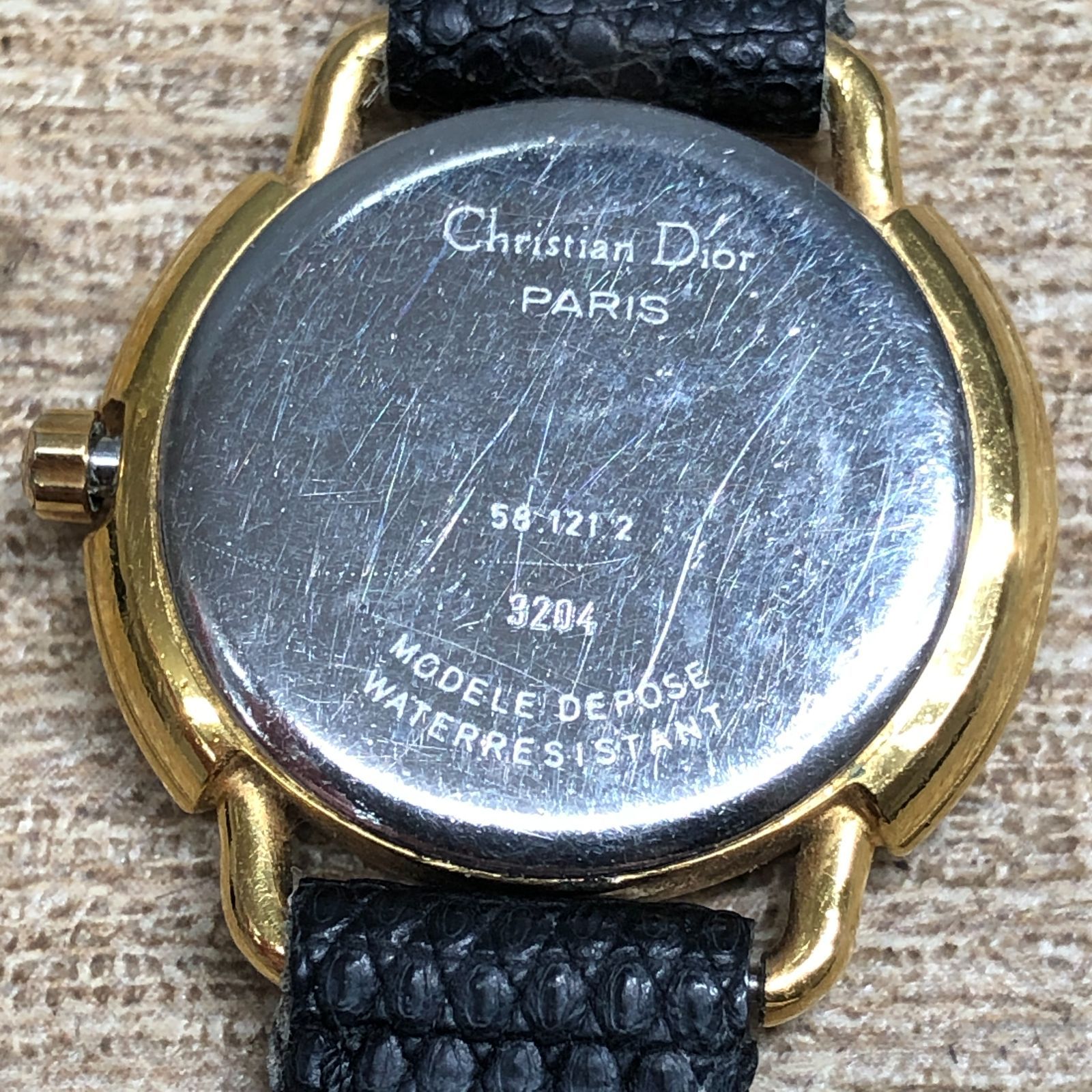 最終価格 Christioan Dior クリスチャンディオール 腕時計 58.121.2 ...