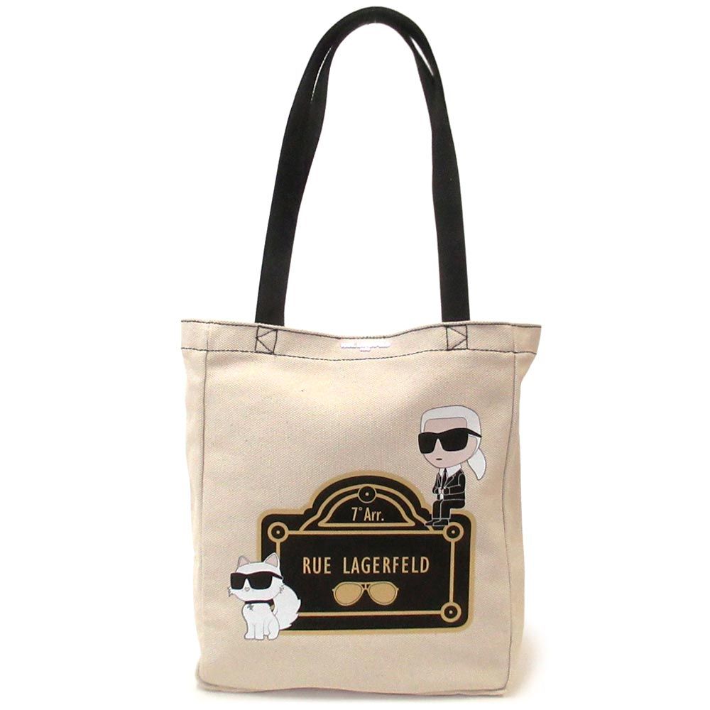 KARL LAGERFELD カールラガーフェルド バッグ カンヌ キャンバス ノース サウス トート トートバッグ LH5AU8DS NXC