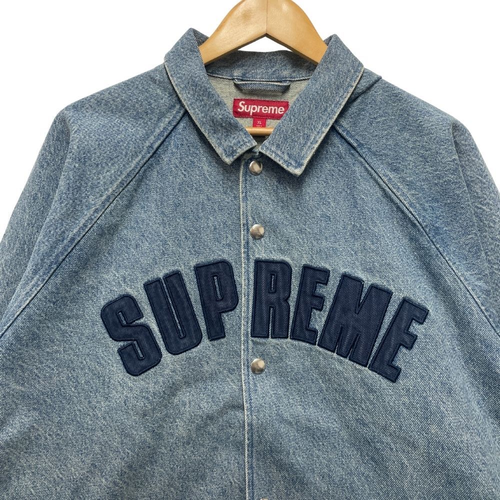 新品Supreme アーチロゴ デニムコーチジャケット Supreme 'Denim Coaches Jacket'デニム コーチジャケット
