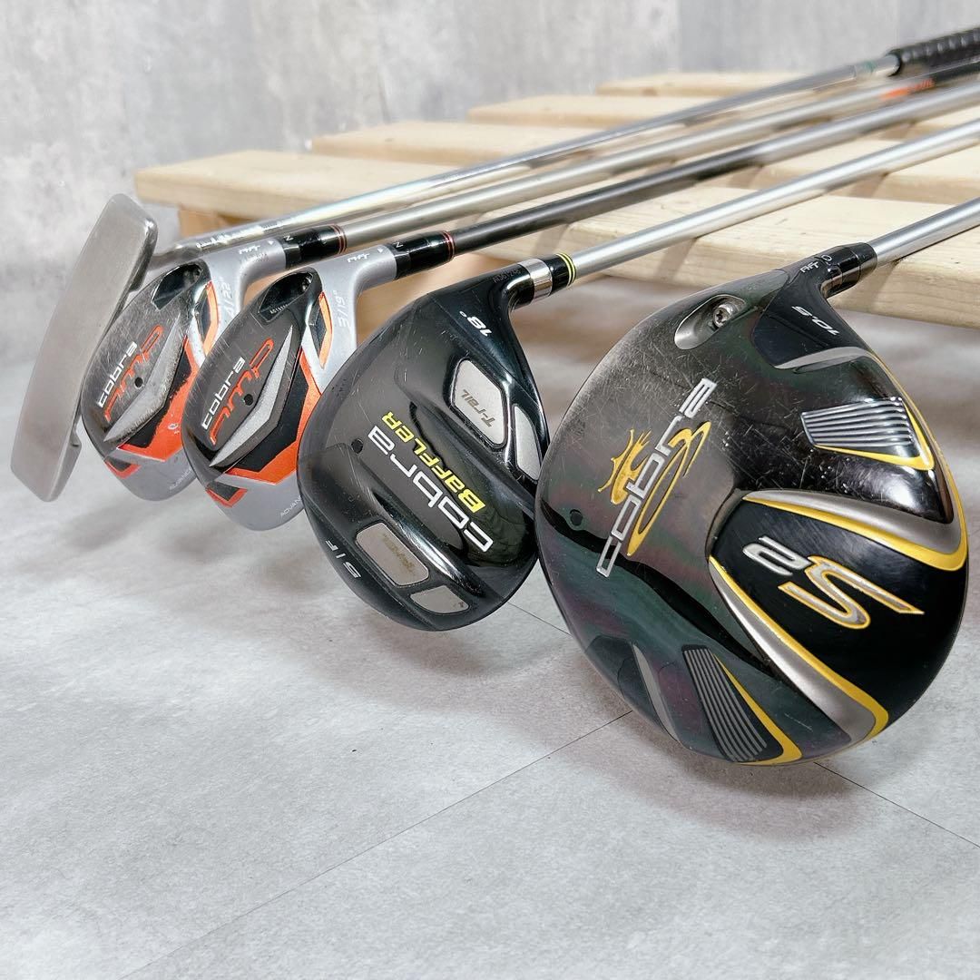 X737 コブラ他 メンズ ゴルフ クラブセット 12点 スタンドキャディバッグ X737 コブラ他 メンズ ゴルフ クラブセット 12点 スタンドキャディ