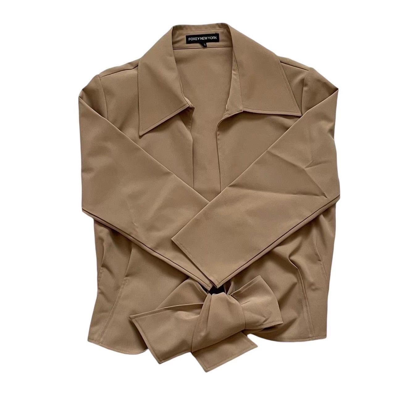 FOXEY NEWYORK フォクシー ニューヨーク トップス ベージュ ジャケット 