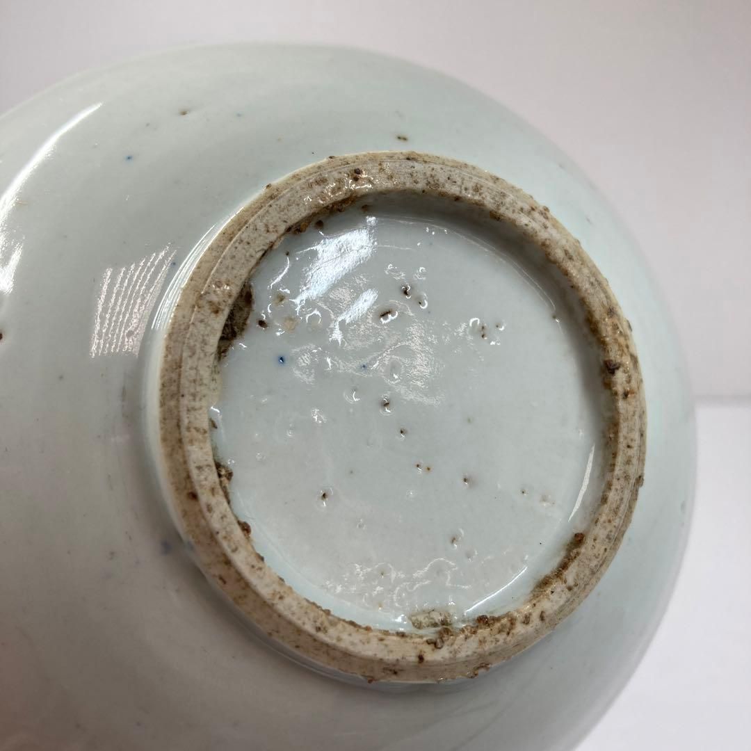 中国明時代 古染付鉢 14㎝ 東Y5-1130⑤ 中国明時代 古染付鉢 14㎝ 東Y5