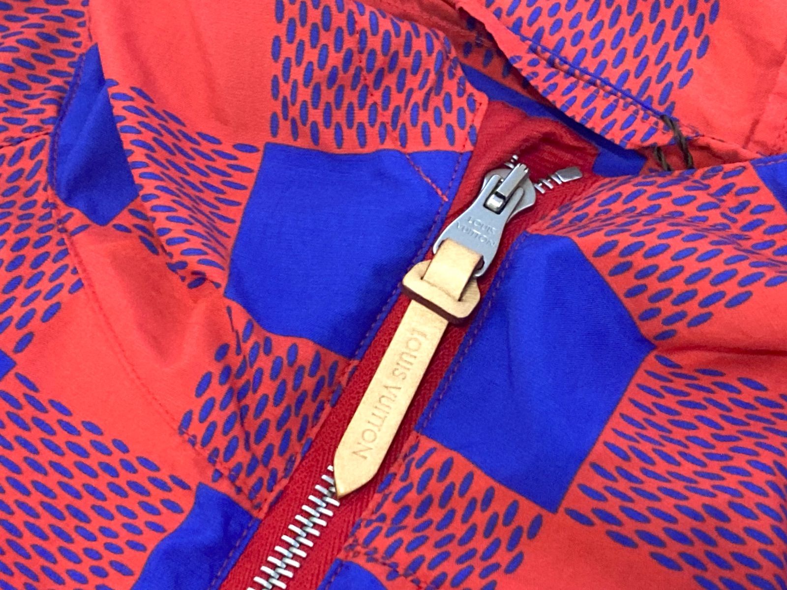 LOUIS VUITTON マサイチェック　ナイロンジャケット　プルオーバー LOUIS VUITTON ルイヴィトン 12SS マサイチェック ナイロンジャケット