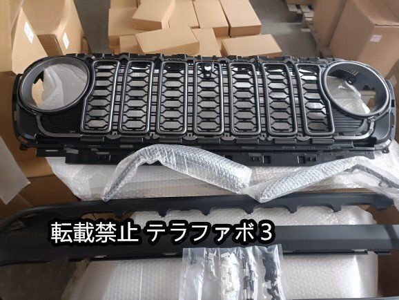 高品質 ジープ JL & JT ラングラー 用 ２０２４年 新型 フロント グリル グラディエーター カメラ穴付 カメラ穴無し