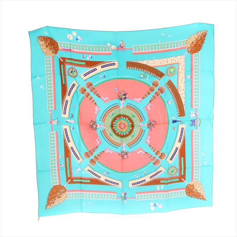エルメス HERMES カレ90 魔法の庭 Enchanted Garden スカーフ