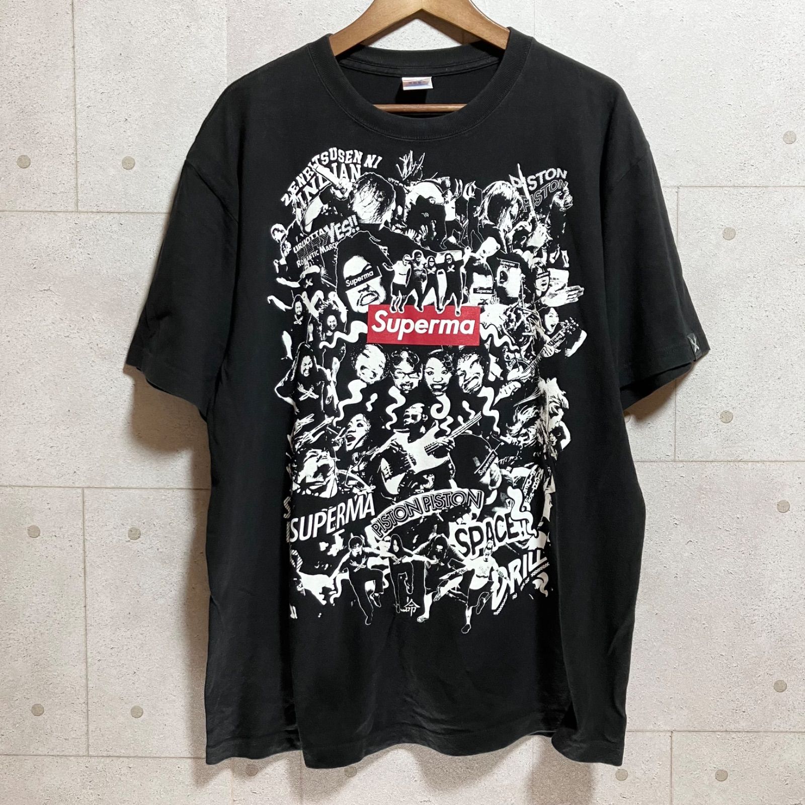 マキシマムザホルモンSuperma Tシャツ 黒　Lサイズ マキシマムザホルモン Superma スペルマ Tシャツ ボックスロゴ