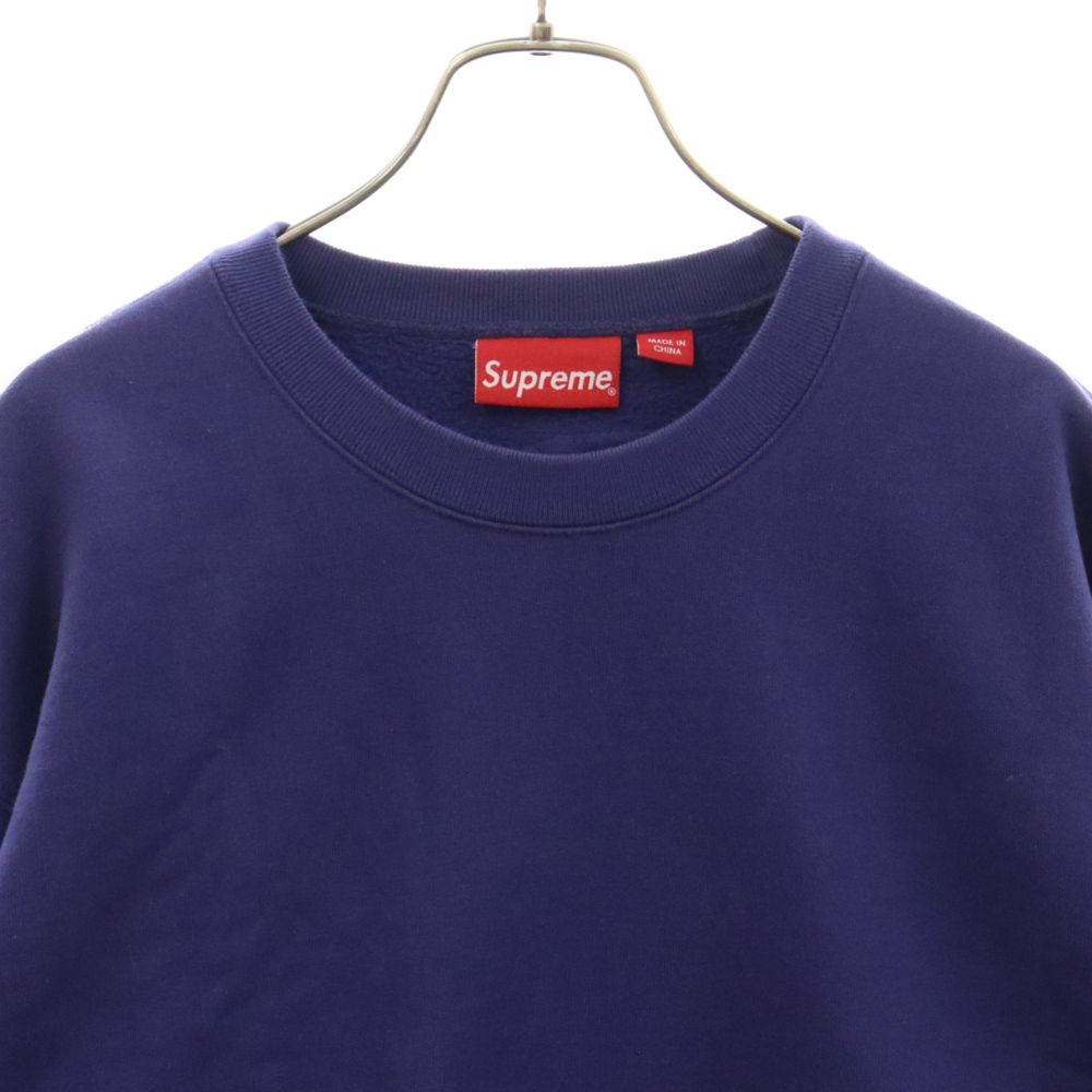 SUPREME (シュプリーム) 22SS Tonal Applique Crewneck トーナル アップリケ クルーネック スウェット トレーナー  パープル - メルカリ