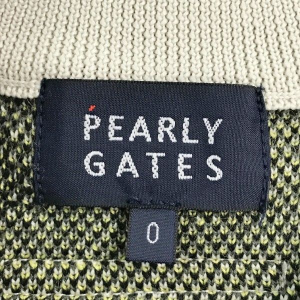 PEARLY GATES パーリーゲイツ 切替ニット セーター カモフラ 迷彩柄