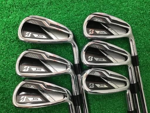 BRIDGESTONE - 良品　ブリヂストン J15 アイアンセット 右打ち メンズ 6本 フレックスR 中古】 ブリヂストン BRIDGESTONE J15 6S アイアンセット IR NS