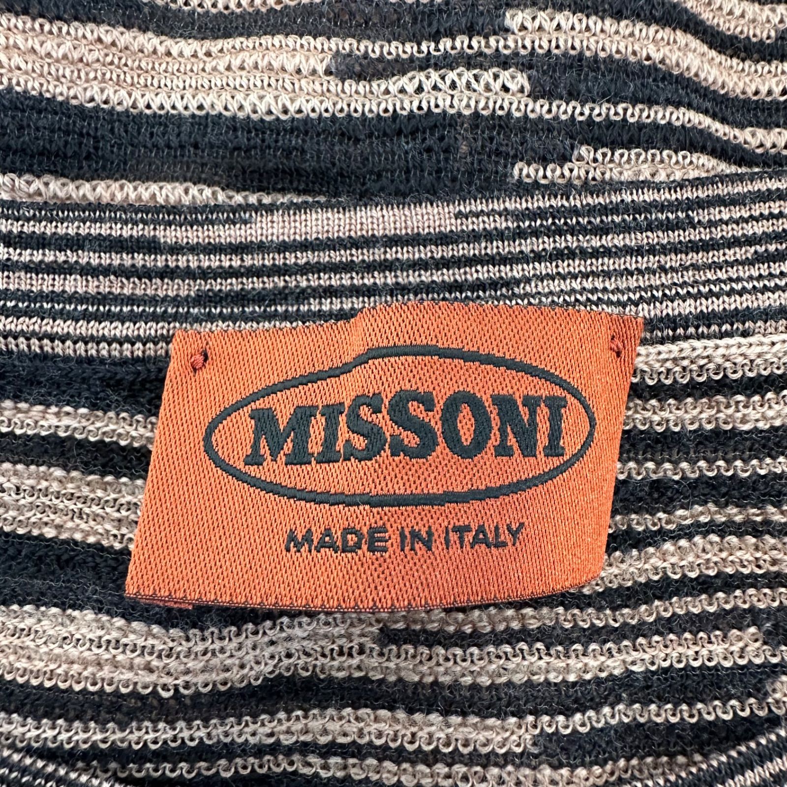 z1397 【美品】MISSONIミッソーニ カーディガン ブラウン レディース