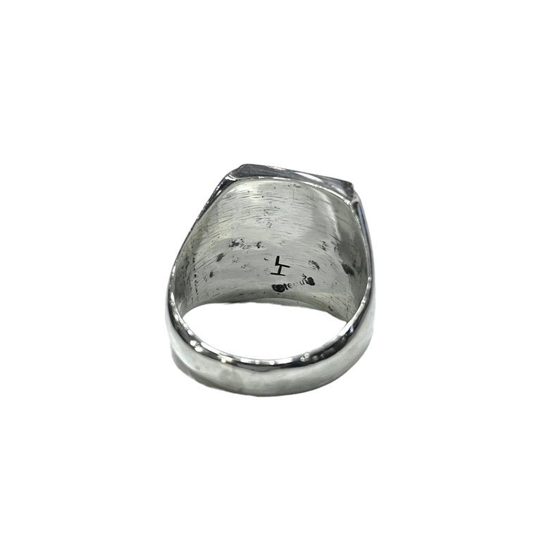 HOPI ロードランナーオーバーレイリング Louie Josytewa作 20号 指輪