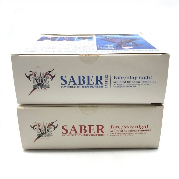 未使用 REVOLTECH Fate/stay Night. セイバー セイバーオルタ 2体セット 海洋堂 フィギュア アニメ 漫画 玩具 a9328 未使用 REVOLTECH Fate/stay Night. セイバー セイバーオルタ 2