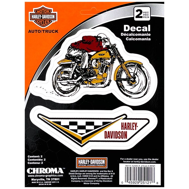 しなセット Harley-Davidson ホログラムステッカー 4枚セット（アメリカン