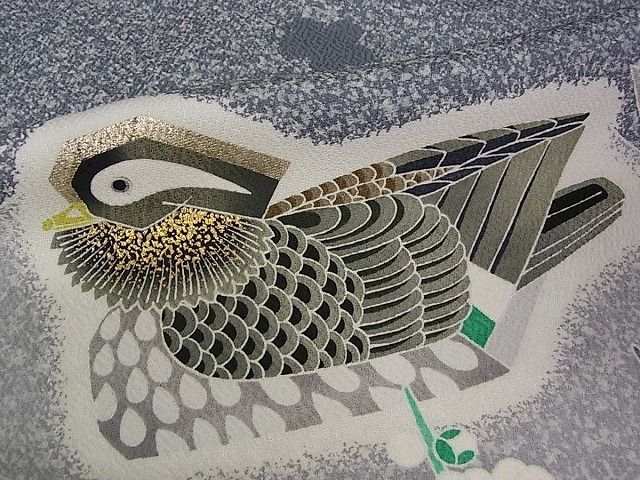 平和屋本店□極上 人間国宝 羽田登喜男 TOKIOetTOKI 訪問着 鴛鴦 ます