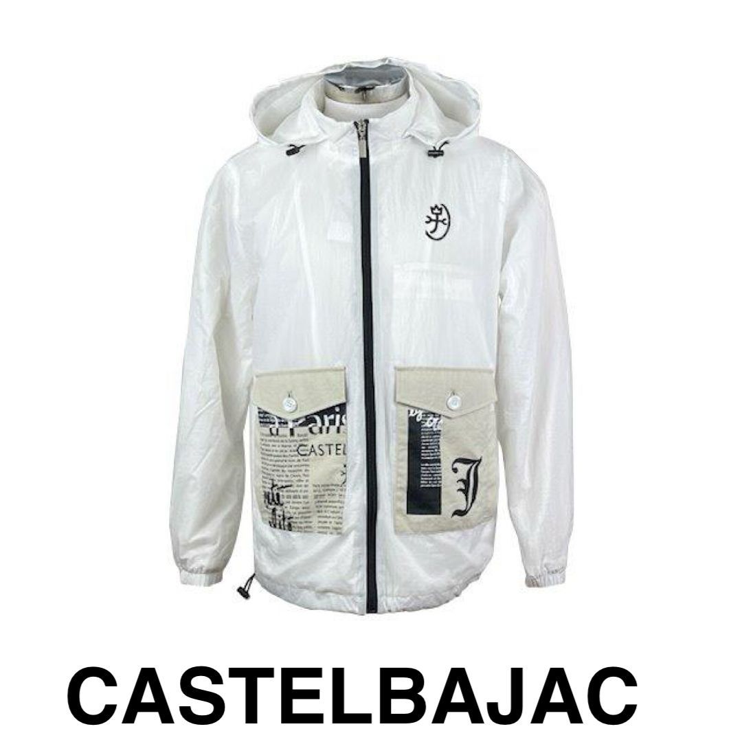 30％OFFカステルバジャックCASTELBAJACスプリングブルゾン7214112106-1シロ