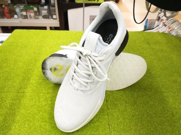 ecco エコー S-THREE エススリー10294460613 スパイクレスシューズ WH ホワイト ゴルフ 26.0cm