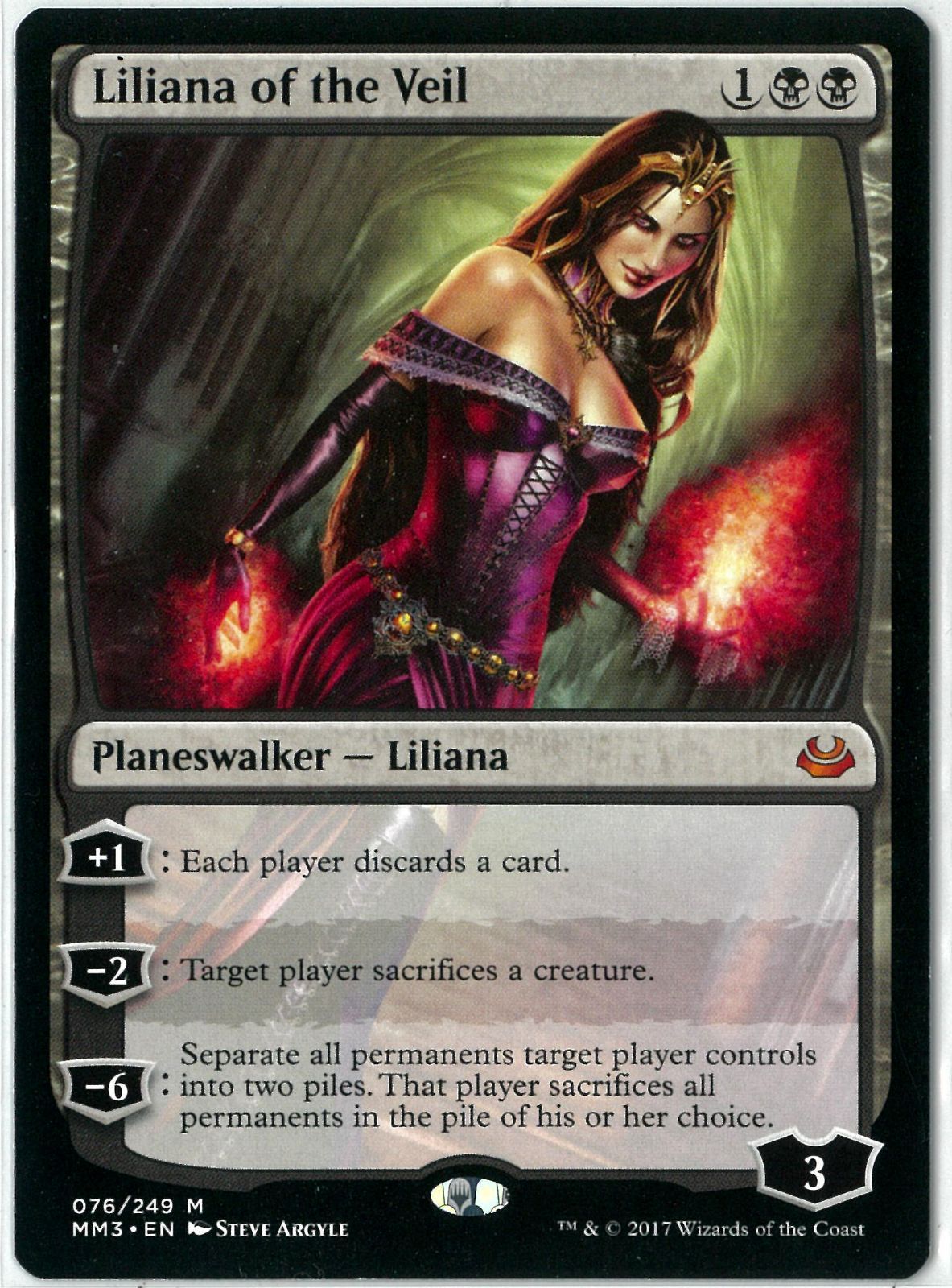 MTG リリアナ 戦慄衆の将軍、リリアナ (Liliana, Dreadhorde General) · War
