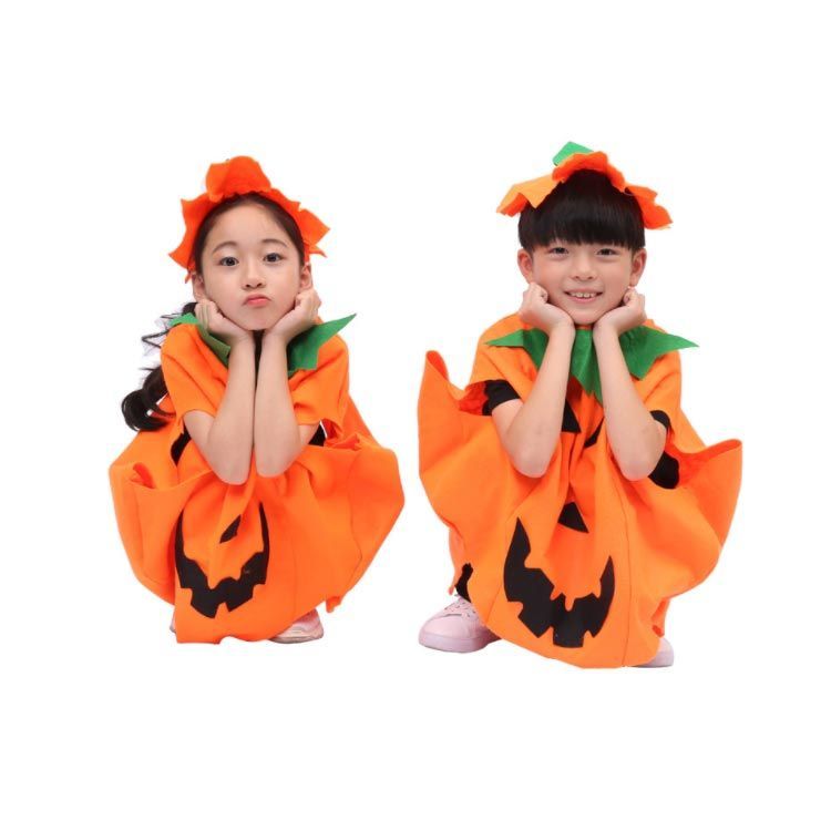 キッズ ハロウィン 衣装 子供 ハロウィン 大人 かぼちゃのおばけ ハロウィン衣装キッズ コスプレ 衣装 仮装 男女兼用 男の子 女の子 ハロウィーン コスプレ 子供 パーティー 帽子 バッグ付き#infit462791