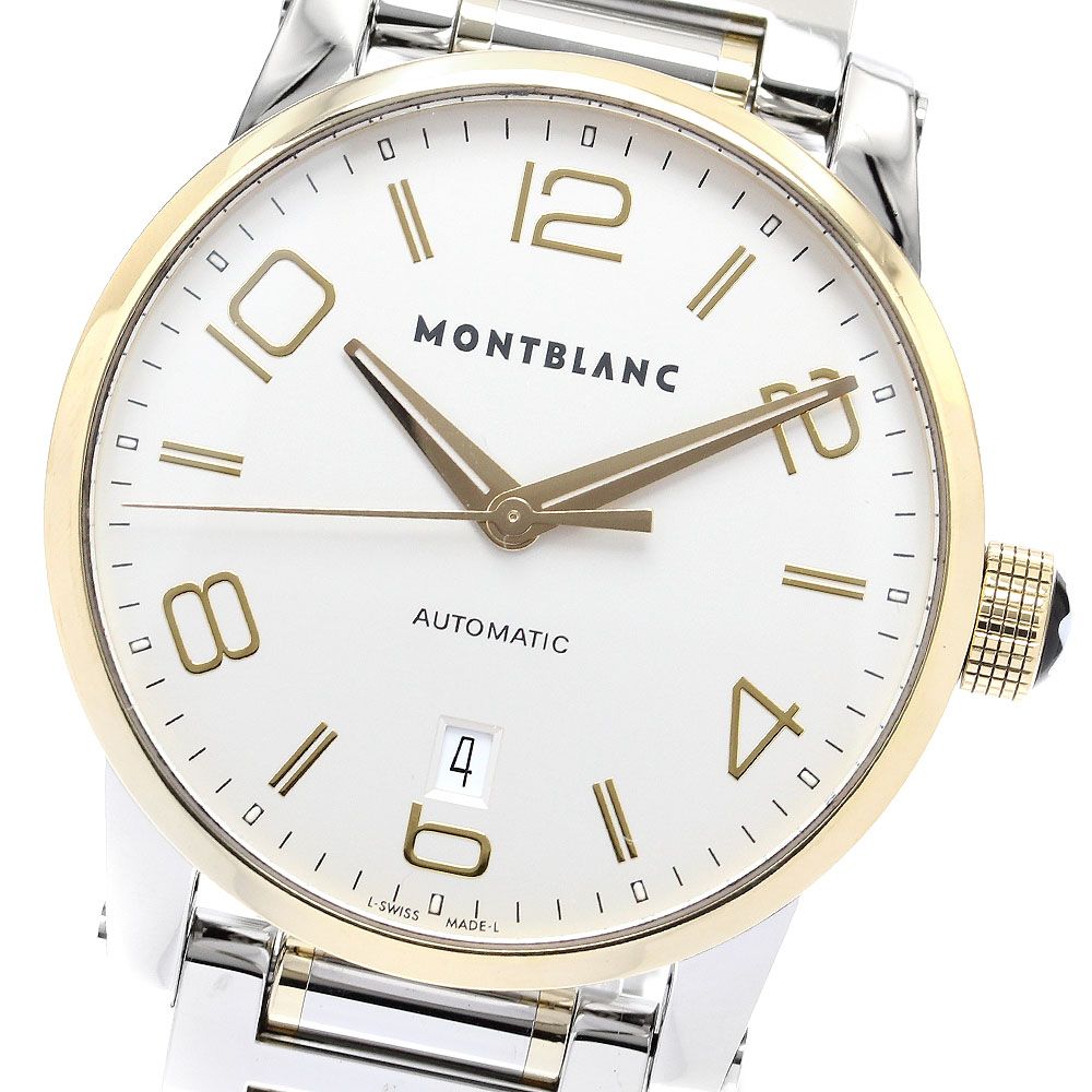 モンブラン MONTBLANC 106502 タイムウォーカー K18YGベゼル デイト 自動巻き メンズ _908671