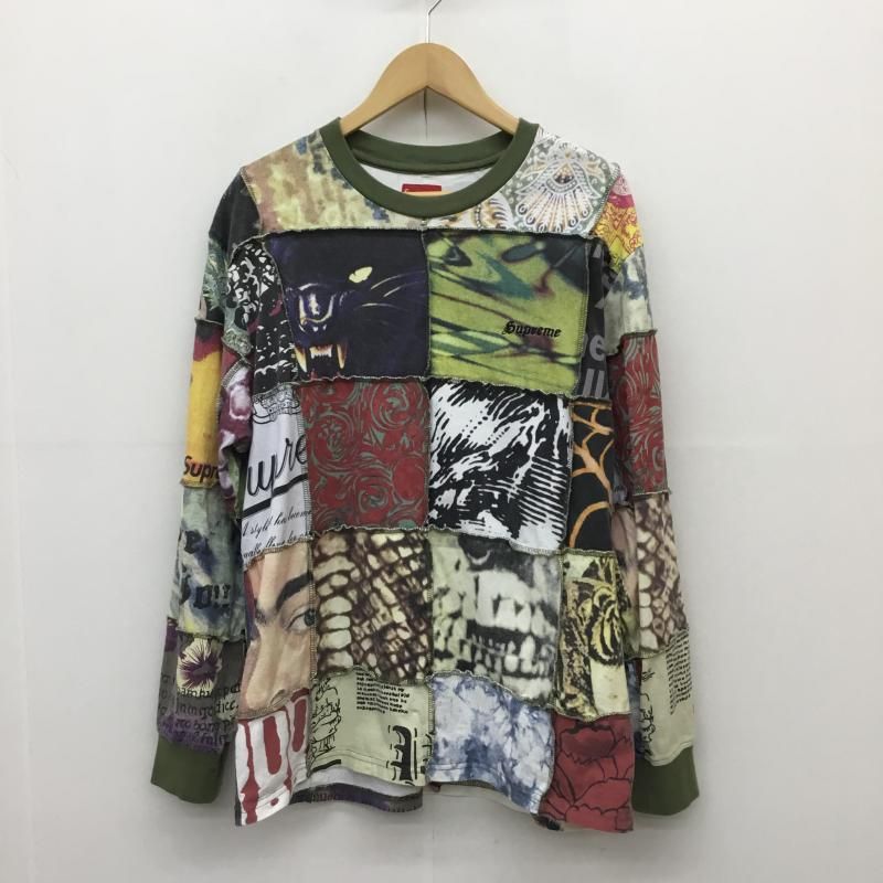 Supreme シュプリーム Tシャツ 長袖 Supreme Mosaic patchwork L/S Top