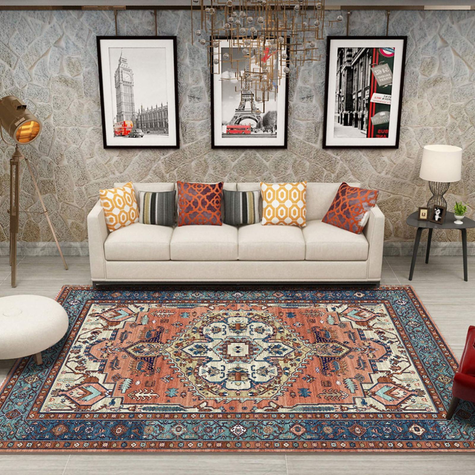 セール中☆ラグカーペット☆北欧☆マイクロファイバー☆洗える