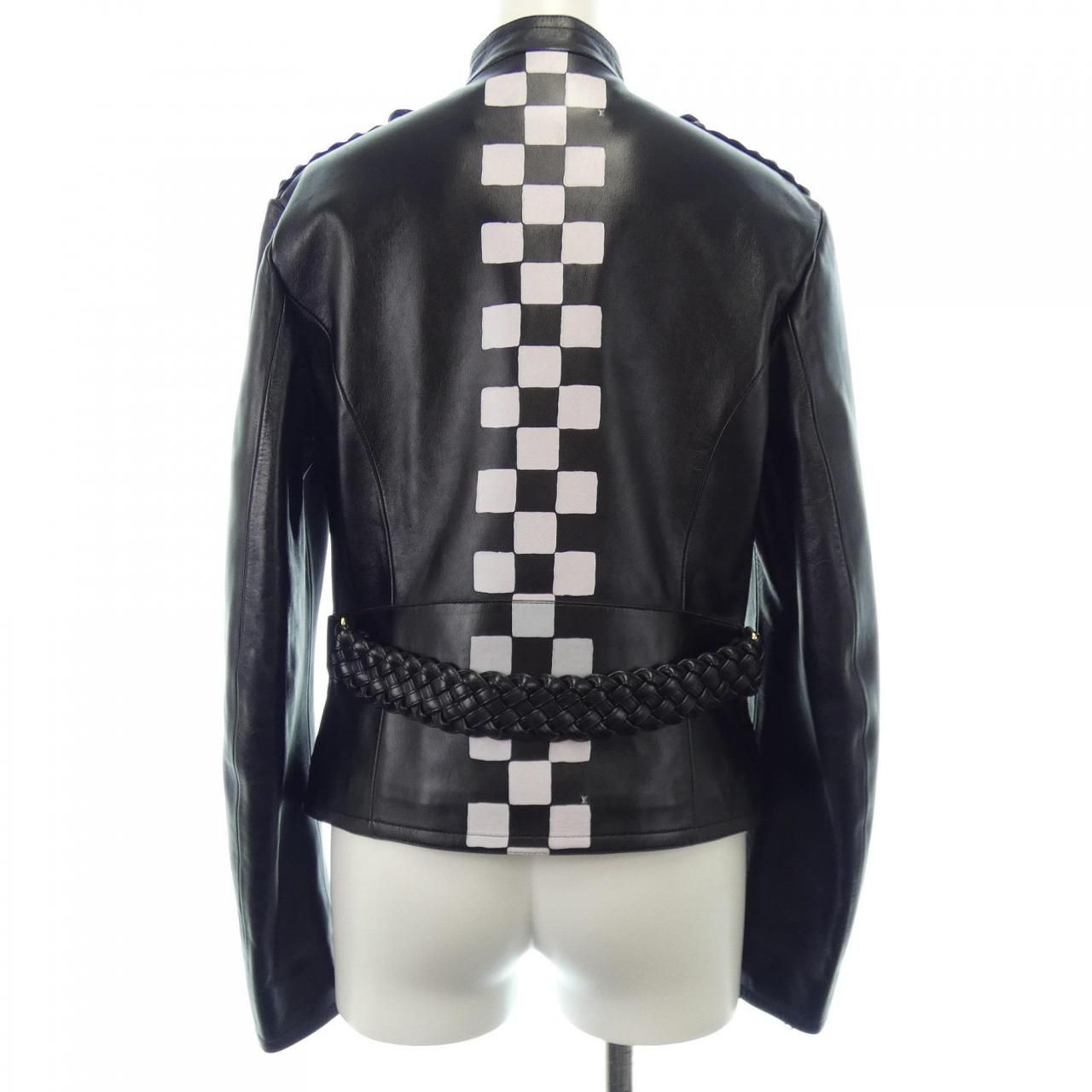 Louis Vuitton リバーシブル レザー ジャケット M LOUIS VUITTON レザージャケット リバーシブルレザーナイロン