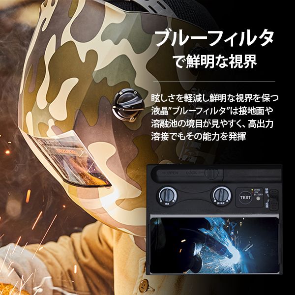 液晶式自動遮光溶接面