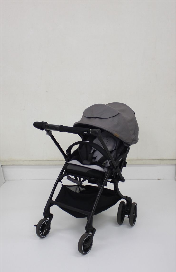 スゴカルSwitch plus EG XL ペルフィットグリージョ コンビ製ベビーカー ハイシート53cm 生後1ヶ月～ クリーニング済み A7715927