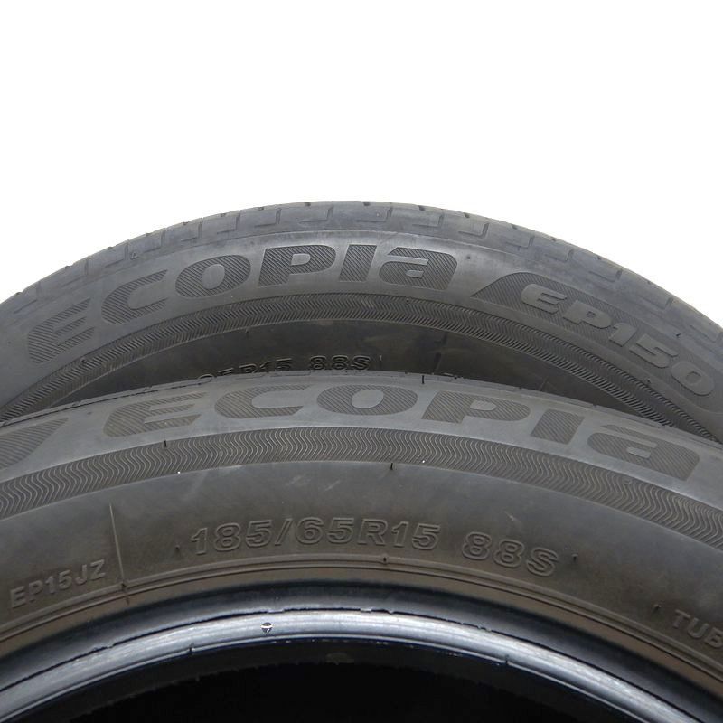 185 65R15 BRIDGESTONE ECOPIA EP150 2本 ノーマルタイヤ サマータイヤ ブリヂストン エコピア EP150 ヤリス プリウス ノート ティーダ スイフト マツダ2 などに タイヤ 15インチ FFCRYSTALESIA_COM