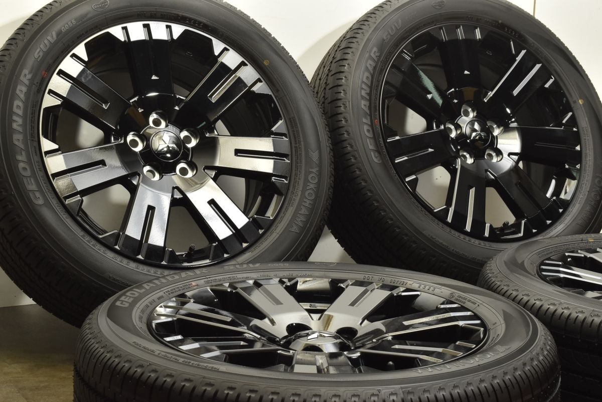 デリカD5 純正タイヤ　新車外し　225/55r-18 新車外し】三菱デリカD5 純正18インチタイヤ&ホイール4本セット（225