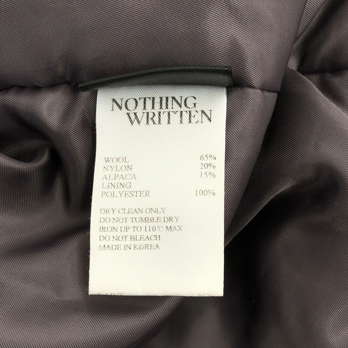 NOTHING WRITTEN / ナッシングリトゥン | Classic Duffle Coat