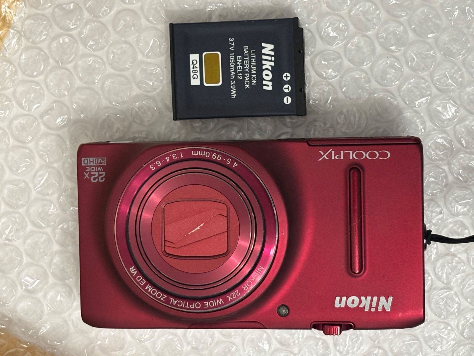Nikon COOLPIX S9500 ヴェルヴェットレッドWi-Fi 美品|mercari