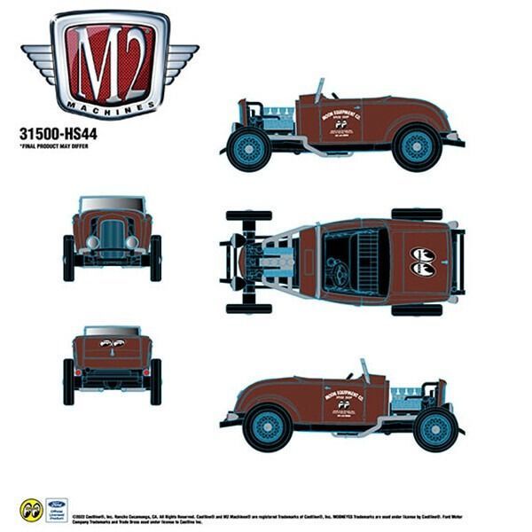 M2 MACHINES 1:64 MOONEYES EQUIPPED 1932 Ford Roadster ムーンアイズ
