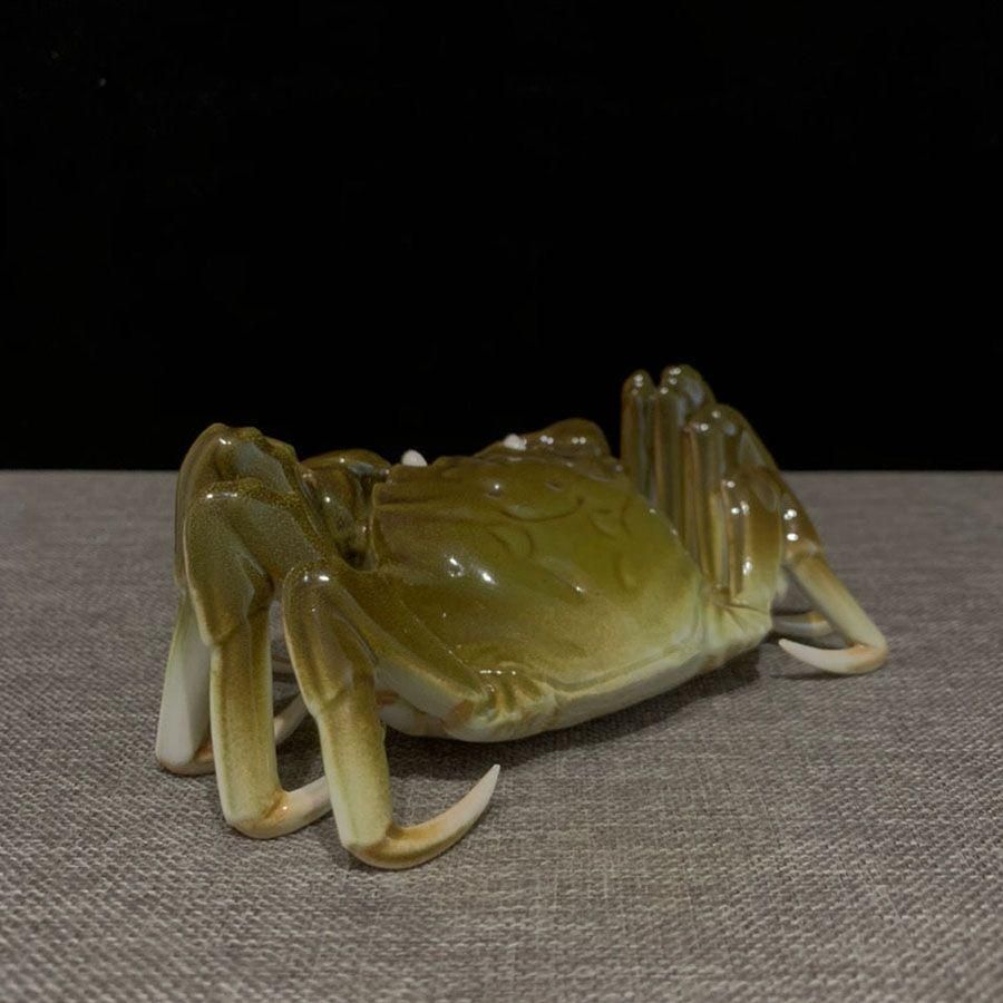 カニの置物 茶寵   茶道具  香道具  装飾品  工芸品 美術品 置物 陶磁器 カニの置物 茶寵 茶道具 香道具 装飾品 工芸品 美術品 置物