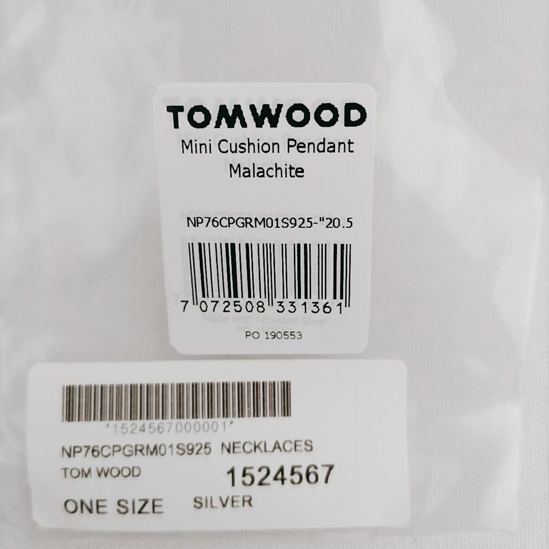 新品未使用】TOM WOOD ミニクッション ペンダント ネックレス 
