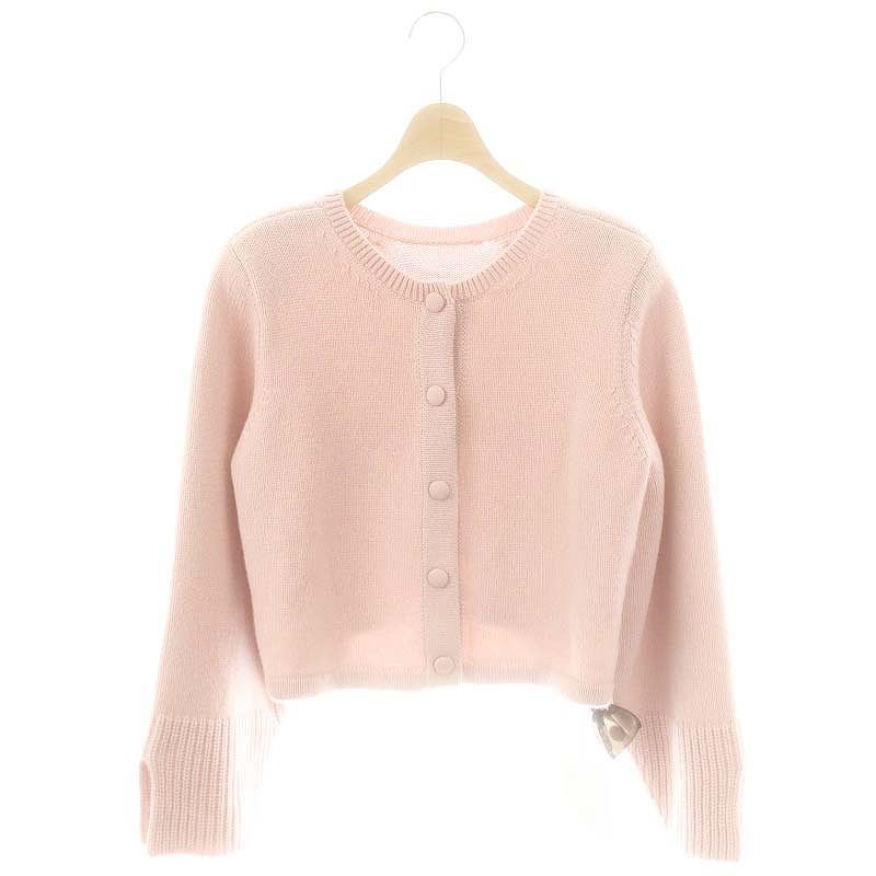 デイジーリンフォクシー DAISY LIN For FOXEY 06736 カシミヤ カーディガン ニット F ピンク |ES OS