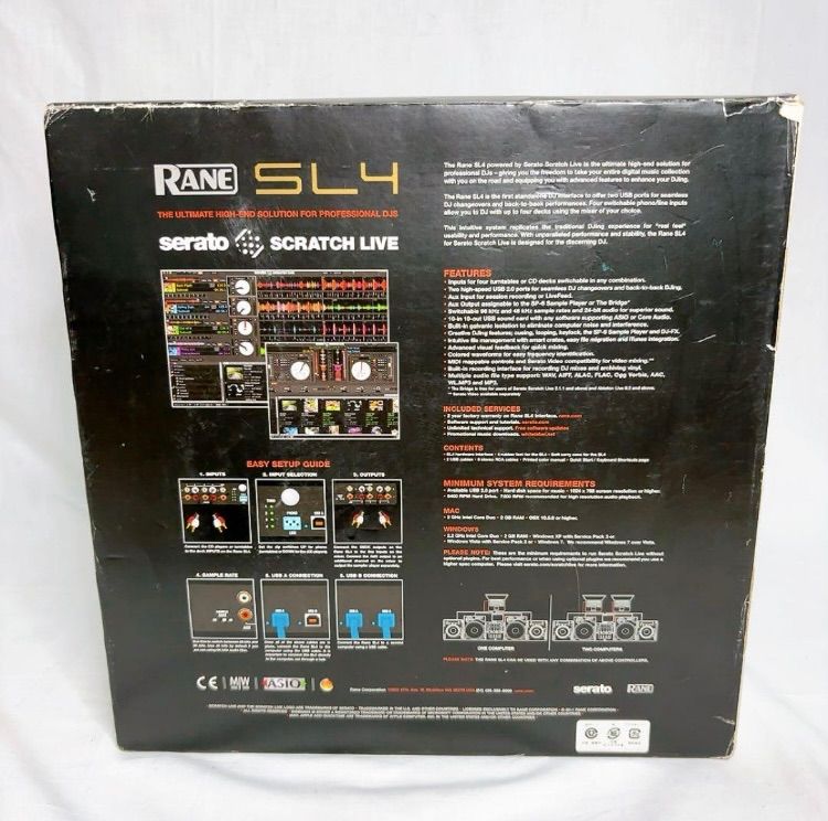 【極美品】RANE SL4 Serato scratch live 付属品多数 Rane Interface SL4 para Serato Scratch Live : Amazon.com.br