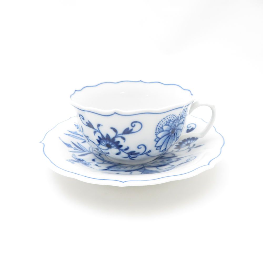 ♥ MEISSEN マイセン ブルーオニオン ティーカップ＆ソーサー SM4703U2