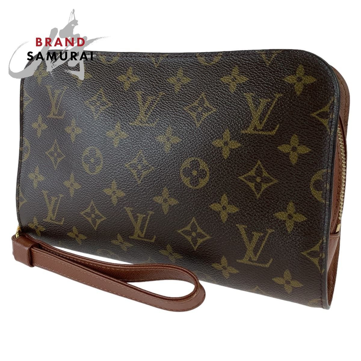 LOUIS VUITTON ルイヴィトン モノグラム オルセー ブラウン 茶 