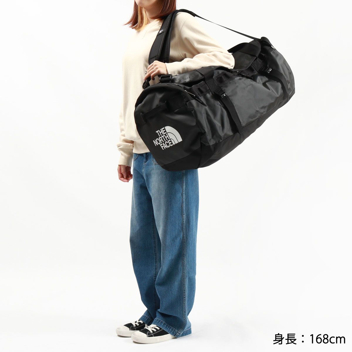 ノースフェイス ダッフル　ボストン　90ℓ Lサイズ　黒　リュック　2way 日本正規品 ザ・ノース・フェイス ボストンバッグ ダッフルバッグ