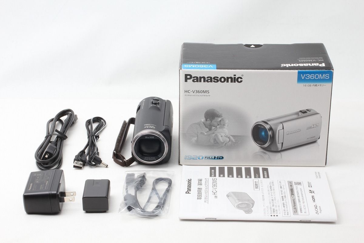 パナソニック Panasonic HC-V360MS ブラック 付属品完備 元箱◇45376 - メルカリ