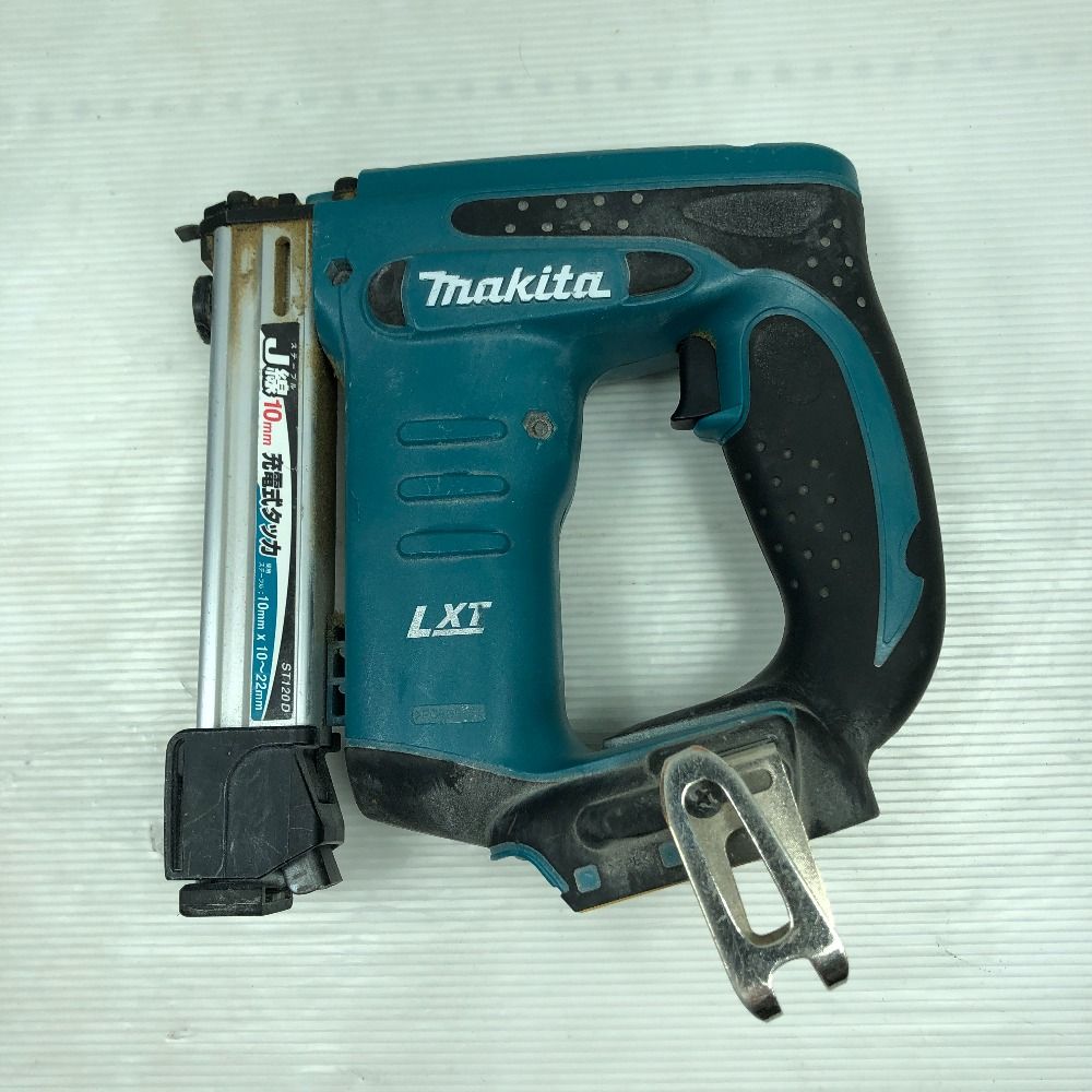 MAKITA マキタ 電動工具 充電式タッカ 充電池 ケース付き ST120D ブルー