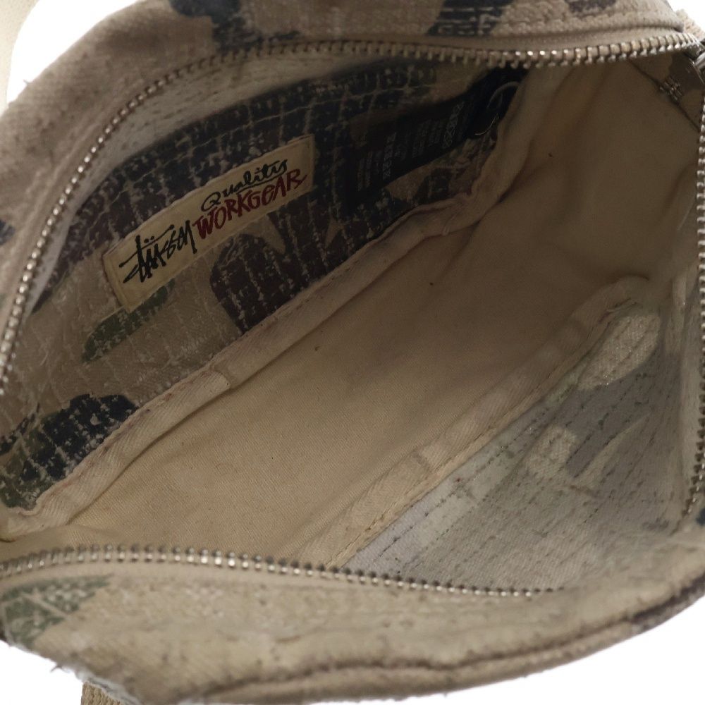 STUSSY (ステューシー) 24AW NEEDLE PUNCH SIDE POUCH カモ柄 ミニ