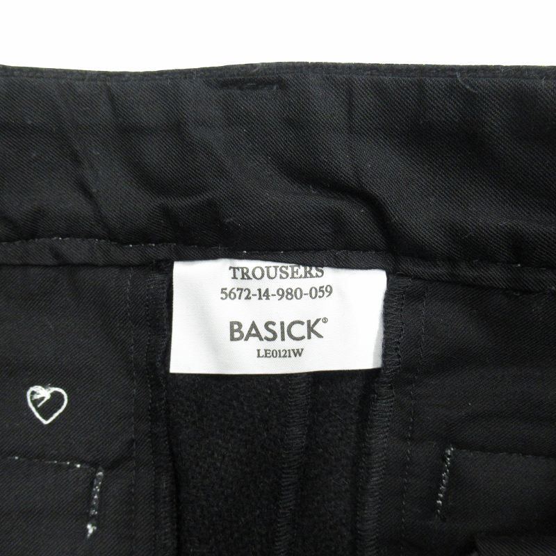 22aw 美品 ベイシックス BASICKS スーパーファインウール リラックス  