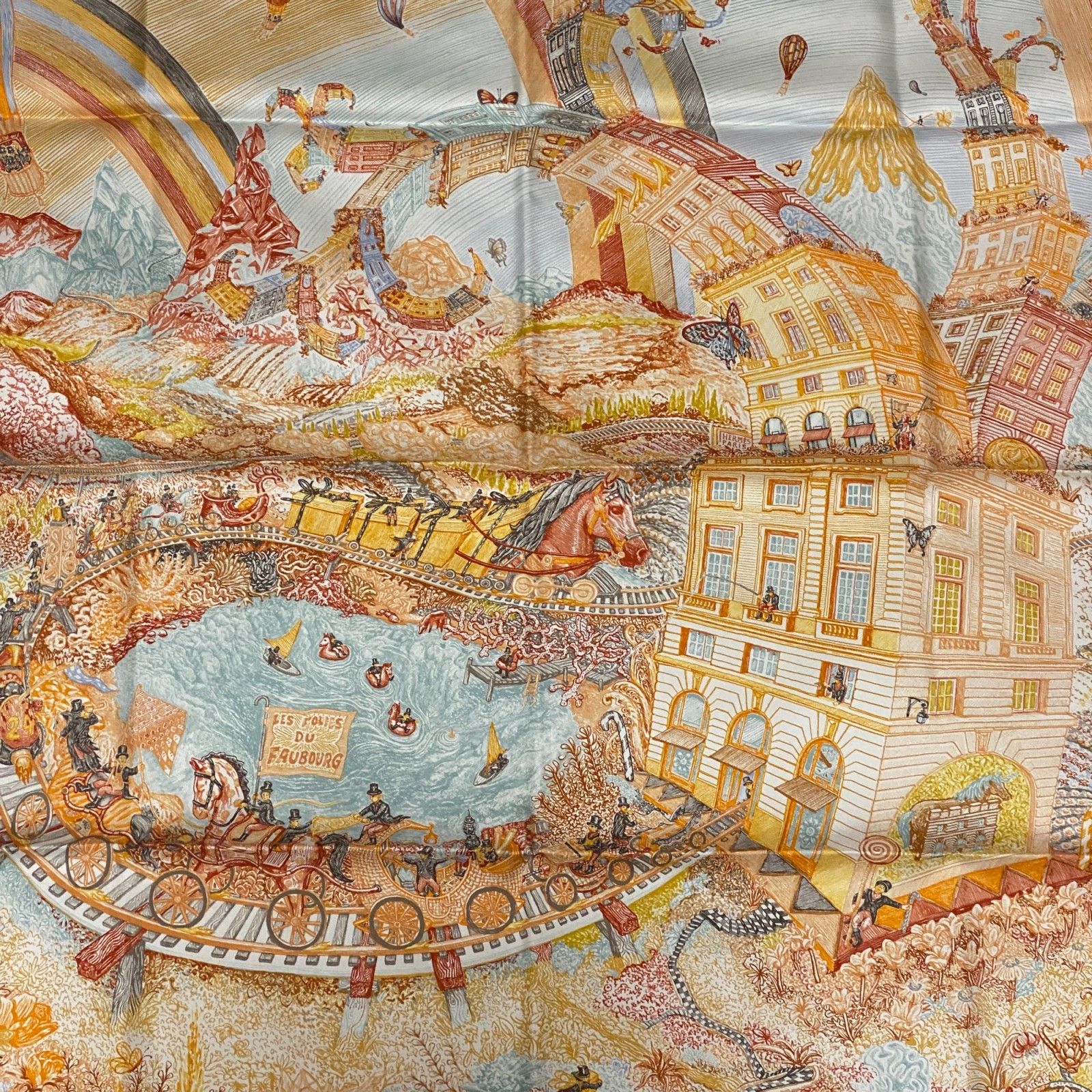最安価格 未使用 クレイジー カレ90 スカーフ レディース HERMES エルメス 小物