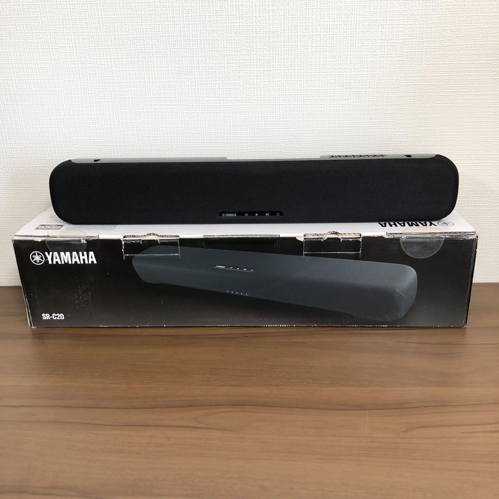 ヤマハ YAMAHA コンパクトサウンドバー SR-C20A 横幅60cm PC ゲーム スピーカー Bluetooth対応 テレビ|パソコン|スマホ ブラック